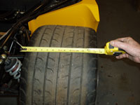 These are wide rear tyres !! These are wide rear tyres !!