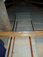 Another loop from the main feed to an outlet and a relief valve Another loop from the main feed to an outlet and a relief valve